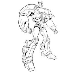 Dessin à colorier: Optimus Prime (Personnages de dessins animés) #214282 - Coloriages à Imprimer Gratuits
