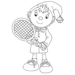 Coloriage Oui-Oui (Personnages de dessins animés) #187061 à imprimer et colorier