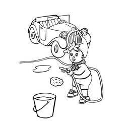 Coloriage Oui-Oui (Personnages de dessins animés) #187071 à imprimer et colorier