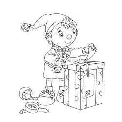 Dessin à colorier: Oui-Oui (Personnages de dessins animés) #44547 - Coloriages à Imprimer Gratuits