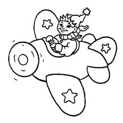 Dessin à colorier: Oui-Oui (Personnages de dessins animés) #44549 - Coloriages à Imprimer Gratuits