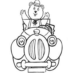 Dessin à colorier: Oui-Oui (Personnages de dessins animés) #44590 - Coloriages à Imprimer Gratuits