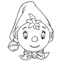 Dessin à colorier: Oui-Oui (Personnages de dessins animés) #44645 - Coloriages à Imprimer Gratuits