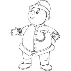 Dessin à colorier: Oui-Oui (Personnages de dessins animés) #44670 - Coloriages à Imprimer Gratuits