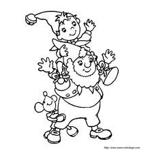 Coloriage Oui-Oui (Personnages de dessins animés) #44676 à imprimer et colorier