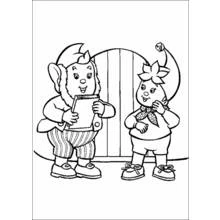 Coloriage Oui-Oui (Personnages de dessins animés) #44683 à imprimer et colorier