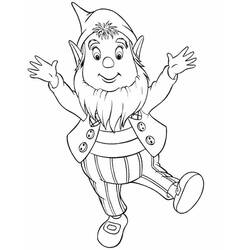 Dessin à colorier: Oui-Oui (Personnages de dessins animés) #44723 - Coloriages à Imprimer Gratuits