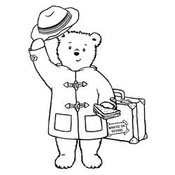 Dessin à colorier: Paddington (Personnages de dessins animés) #209468 - Coloriages à Imprimer Gratuits