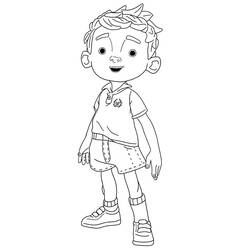 Dessin à colorier: Paddington (Personnages de dessins animés) #209471 - Coloriages à Imprimer Gratuits