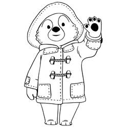 Dessin à colorier: Paddington (Personnages de dessins animés) #209478 - Coloriages à Imprimer Gratuits