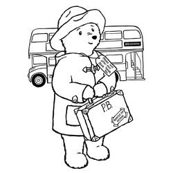 Dessin à colorier: Paddington (Personnages de dessins animés) #209488 - Coloriages à Imprimer Gratuits