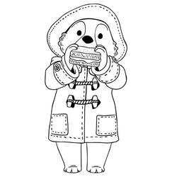 Dessin à colorier: Paddington (Personnages de dessins animés) #209490 - Coloriages à Imprimer Gratuits