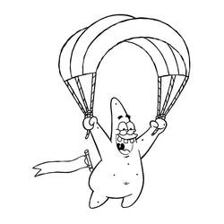 Dessin à colorier: Patrick Étoile (Personnages de dessins animés) #220636 - Coloriages à Imprimer Gratuits