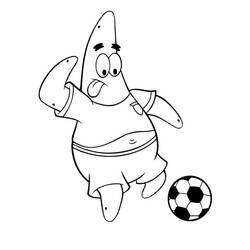 Dessin à colorier: Patrick Étoile (Personnages de dessins animés) #220648 - Coloriages à Imprimer Gratuits
