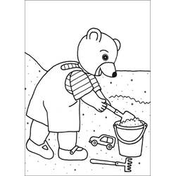 Dessin à colorier: Petit Ours Brun (Personnages de dessins animés) #194994 - Coloriages à Imprimer Gratuits