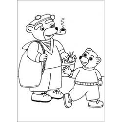 Dessin à colorier: Petit Ours Brun (Personnages de dessins animés) #194995 - Coloriages à Imprimer Gratuits