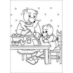 Dessin à colorier: Petit Ours Brun (Personnages de dessins animés) #194996 - Coloriages à Imprimer Gratuits