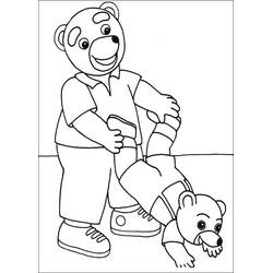 Dessin à colorier: Petit Ours Brun (Personnages de dessins animés) #194998 - Coloriages à Imprimer Gratuits