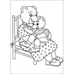 Dessin à colorier: Petit Ours Brun (Personnages de dessins animés) #194999 - Coloriages à Imprimer Gratuits