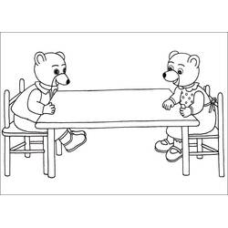 Dessin à colorier: Petit Ours Brun (Personnages de dessins animés) #195000 - Coloriages à Imprimer Gratuits