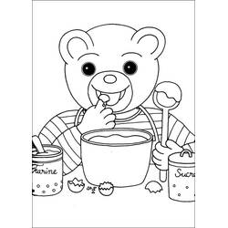 Dessin à colorier: Petit Ours Brun (Personnages de dessins animés) #195001 - Coloriages à Imprimer Gratuits