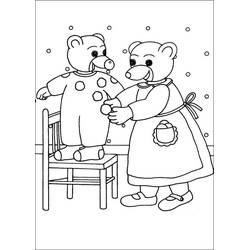 Dessins à colorier: Petit Ours Brun - Coloriages à Imprimer Gratuits