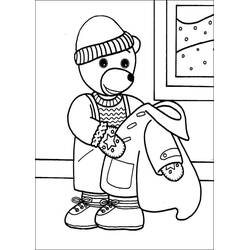 Dessin à colorier: Petit Ours Brun (Personnages de dessins animés) #195005 - Coloriages à Imprimer Gratuits