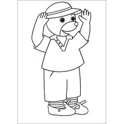 Dessin à colorier: Petit Ours Brun (Personnages de dessins animés) #195009 - Coloriages à Imprimer Gratuits