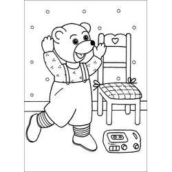 Dessin à colorier: Petit Ours Brun (Personnages de dessins animés) #195010 - Coloriages à Imprimer Gratuits