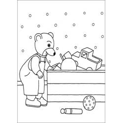 Dessin à colorier: Petit Ours Brun (Personnages de dessins animés) #195016 - Coloriages à Imprimer Gratuits