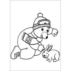 Dessin à colorier: Petit Ours Brun (Personnages de dessins animés) #195017 - Coloriages à Imprimer Gratuits