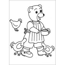 Dessin à colorier: Petit Ours Brun (Personnages de dessins animés) #195020 - Coloriages à Imprimer Gratuits