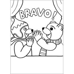 Dessin à colorier: Petit Ours Brun (Personnages de dessins animés) #195022 - Coloriages à Imprimer Gratuits