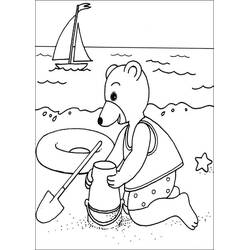 Dessin à colorier: Petit Ours Brun (Personnages de dessins animés) #195024 - Coloriages à Imprimer Gratuits