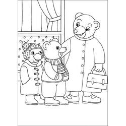 Dessin à colorier: Petit Ours Brun (Personnages de dessins animés) #195025 - Coloriages à Imprimer Gratuits