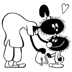Dessin à colorier: Petit Poilu (Personnages de dessins animés) #212322 - Coloriages à Imprimer Gratuits