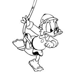 Dessin à colorier: Picsou (Personnages de dessins animés) #199827 - Coloriages à Imprimer Gratuits