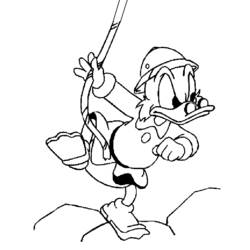 Dessin à colorier: Picsou (Personnages de dessins animés) #31847 - Coloriages à Imprimer Gratuits
