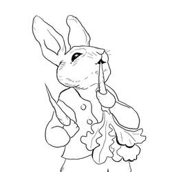 Dessins à colorier: Pierre Lapin - Coloriages à Imprimer Gratuits