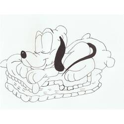 Dessins à colorier: Pluto - Coloriages à Imprimer Gratuits
