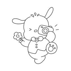Dessin à colorier: Pochacco (Personnages de dessins animés) #220059 - Coloriages à Imprimer Gratuits