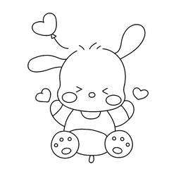 Dessin à colorier: Pochacco (Personnages de dessins animés) #220062 - Coloriages à Imprimer Gratuits