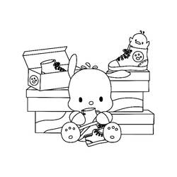 Dessin à colorier: Pochacco (Personnages de dessins animés) #220070 - Coloriages à Imprimer Gratuits