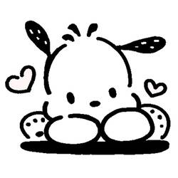 Dessin à colorier: Pochacco (Personnages de dessins animés) #220090 - Coloriages à Imprimer Gratuits