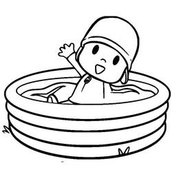 Dessin à colorier: Pocoyo (Personnages de dessins animés) #195244 - Coloriages à Imprimer Gratuits