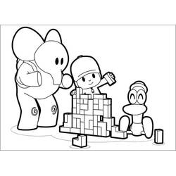 Dessin à colorier: Pocoyo (Personnages de dessins animés) #195246 - Coloriages à Imprimer Gratuits