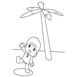 Dessin à colorier: Pocoyo (Personnages de dessins animés) #195259 - Coloriages à Imprimer Gratuits