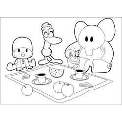 Dessin à colorier: Pocoyo (Personnages de dessins animés) #195261 - Coloriages à Imprimer Gratuits