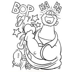 Dessin à colorier: Popeye (Personnages de dessins animés) #205933 - Coloriages à Imprimer Gratuits