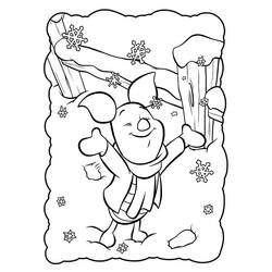 Dessin à colorier: Porcinet (Personnages de dessins animés) #209501 - Coloriages à Imprimer Gratuits